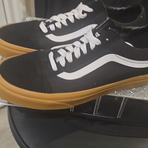 Vans Black and White Sneakers - Picture 8 of 11